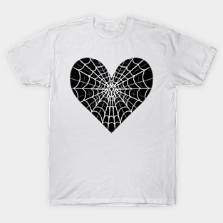 Spider Web Heart V1 T-Shirt